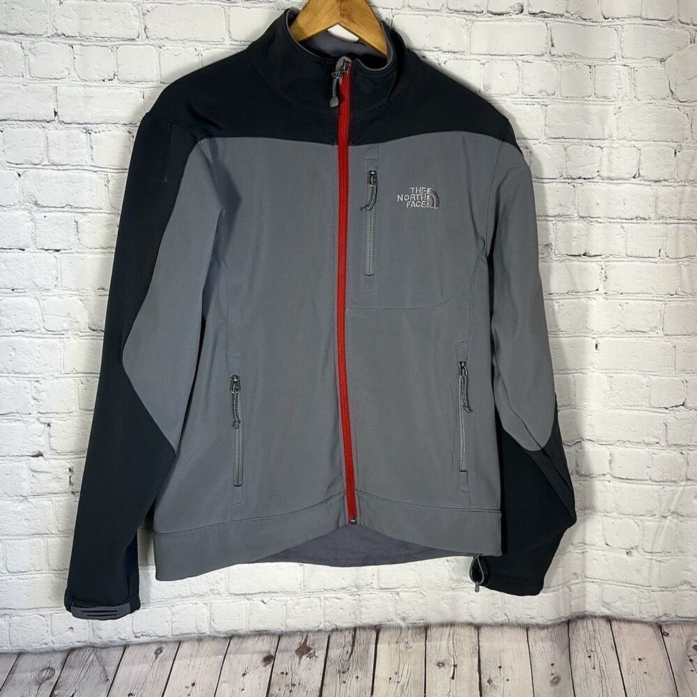 North Face Men’s Apex Bionic 3 Jacket size S Small Gray Black‎ LOOK